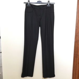 BCBG MAXAZRIA Sheen black slacks